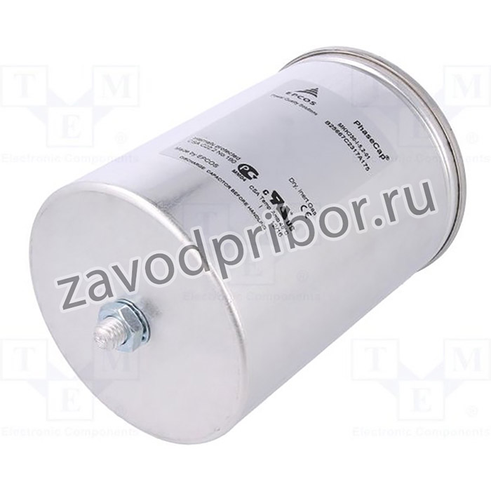 B25667C3207A175, Конденсатор: полипропиленовый, однофазный, Q@50Гц 10,4кВАР, 26А
