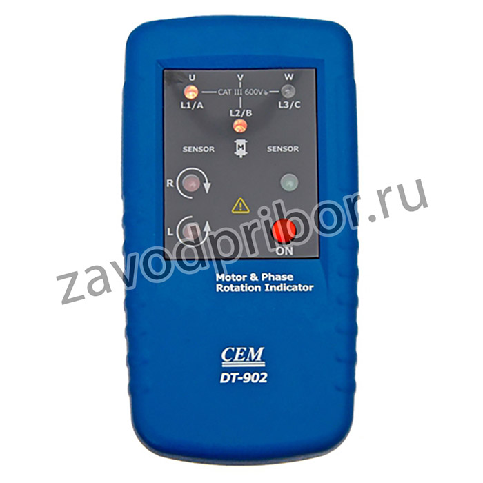 DT-902 — индикатор порядка подключения обмоток электродвигателя и порядка чередования фаз