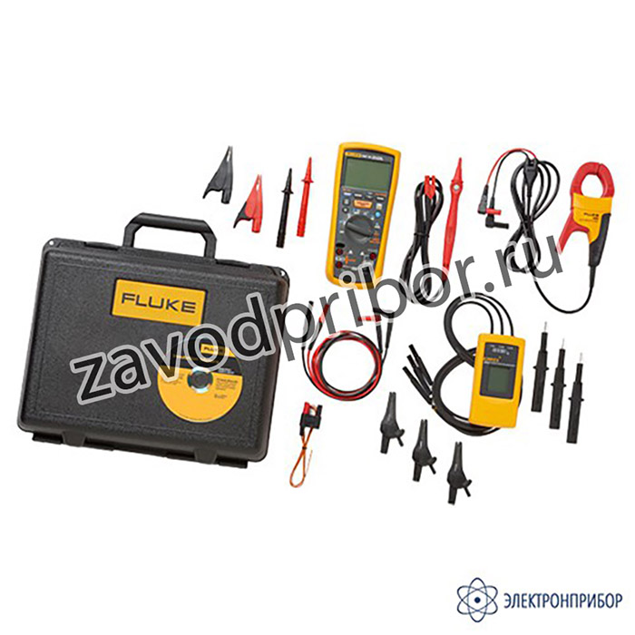 Fluke 1587/MDT FC — комплект мультиметр-мегаомметр c функцией беспроводной связи + токовые клещи + индикатор чередования фаз