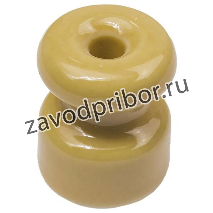 Изолятор ОП керамика песочн. зол. (уп.50шт) Bironi R1-551-019-50