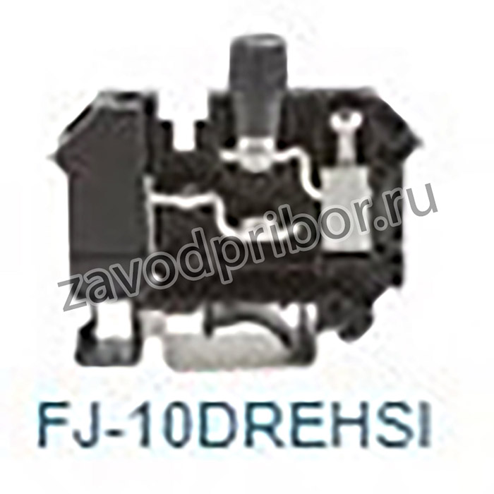 FJ-10DREHSI/G, Клемма винтовая 2-к 16 кв мм предохр