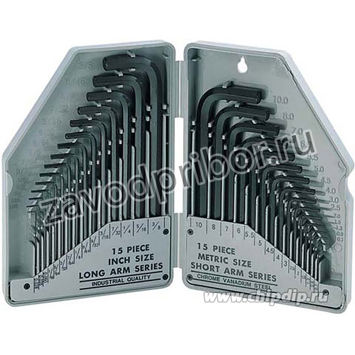 8PK-027 (1613-30), Набор Ключей шестигранных (30шт)