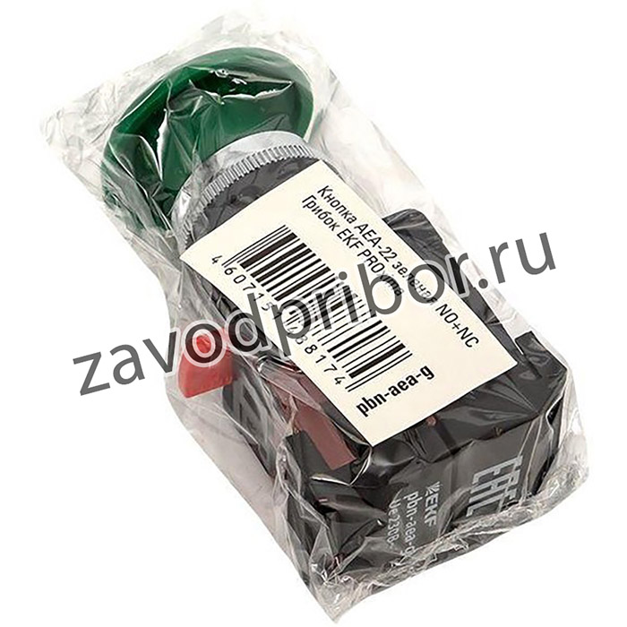 Кнопка "Грибок" AEA-22 NO+NC зел. EKF pbn-aea-g