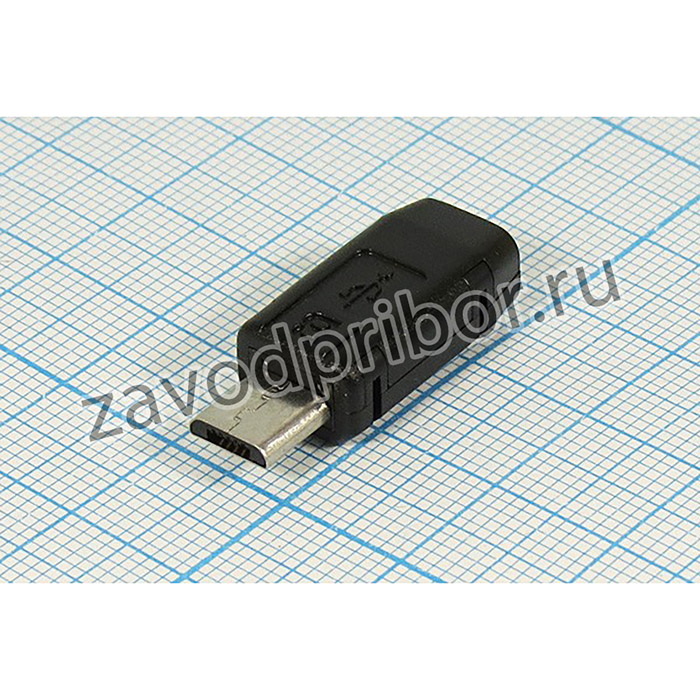 Разъем microUSB вилка, тип B, контакты 5C, на кабель, microUSB B-5PB1