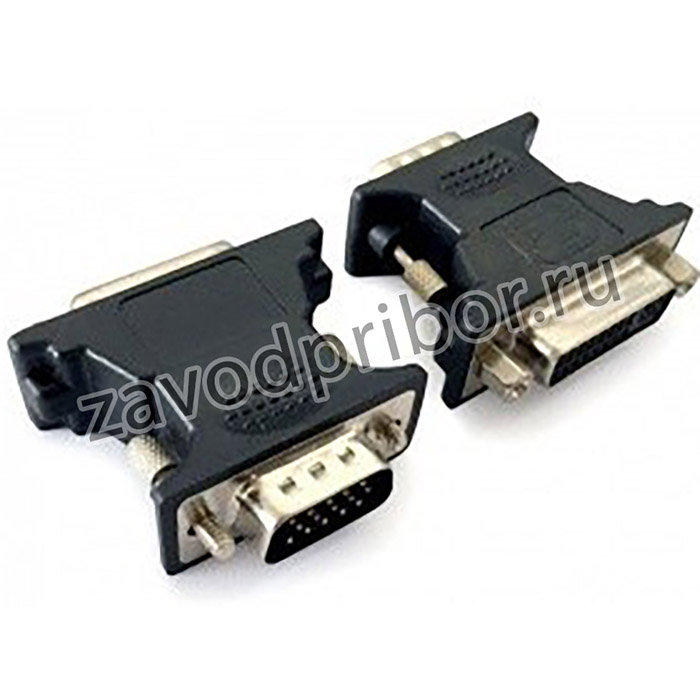 Cablexpert Переходник VGA-DVI, 15M/25F, черный, пакет (A-VGAM-DVIF-01)