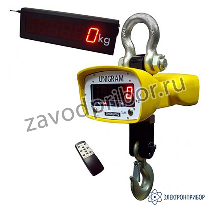 КВ с УД5" (3,5,10,15,20 тонн) — крановые весы с удаленным дисплеем