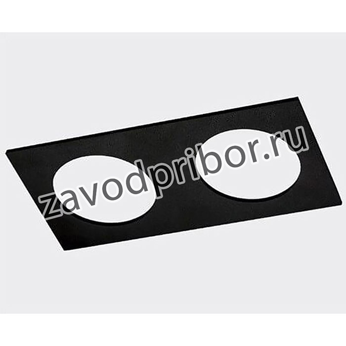 ITALLINE SP 02 BLACK Рамка декоративная, двойная