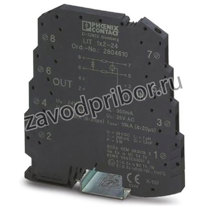 2804610, LIT 1X2-24 Surge Protector 24 V dc Maximum Voltage Rating 20kA Maximum Surge Current Surge Arrester