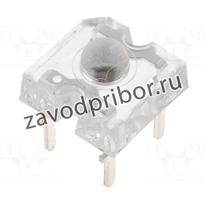 OSEY7161D, LED Super Flux; 7,62x7,62мм; желтый; 2500?5000мкд; 60°; 20мА