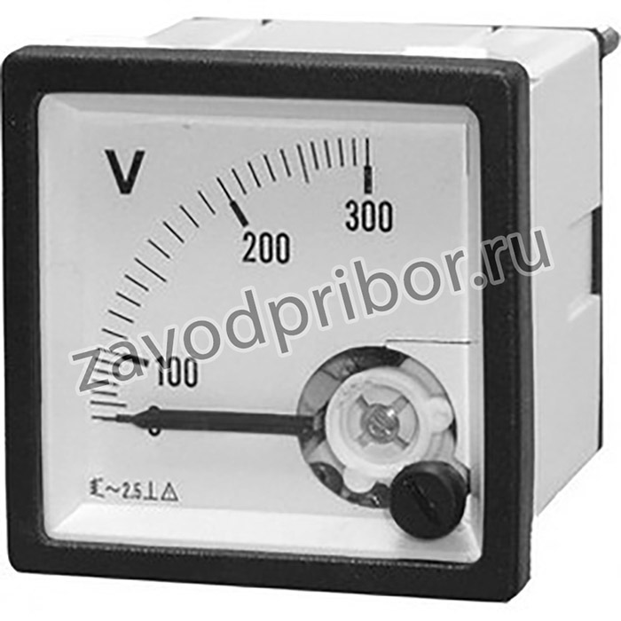 Вольтметр 300В 50гц (48х48)