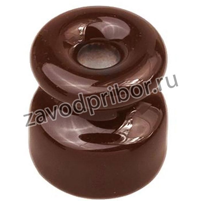 Изолятор ОП керамика корич. (уп.50шт) Bironi R1-551-02-50