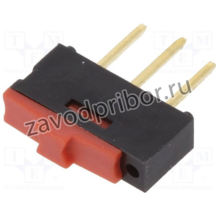 CL-SA-12C-22, Переключатель: движковый, Пол: 2, SPDT, 0,5A/12ВDC, ON-ON, -40-85°C