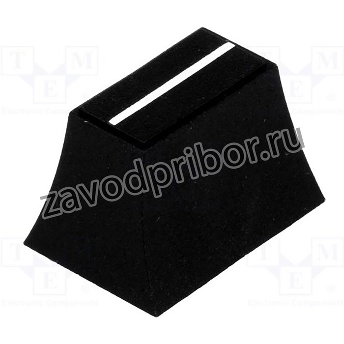 CS2/4-BLK, Ручка: движок, Цвет: черный, 20x14x13мм, Мат-л: пластик