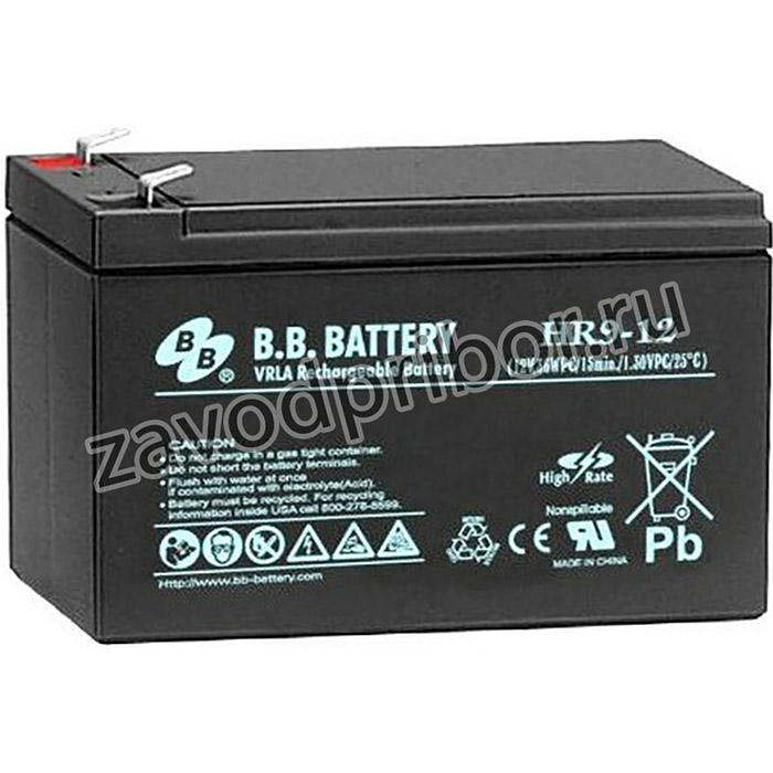 Батарея B.B.Battery HR 9-12 (12V 9Ah)