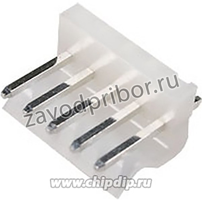PWL- 5 (DS1072-5 M), Вилка на плату 3.96мм 5pin прямая
