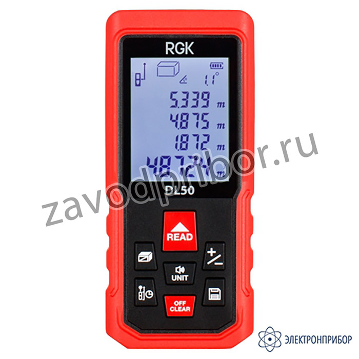 RGK DL50 — оптический дальномер с угломером