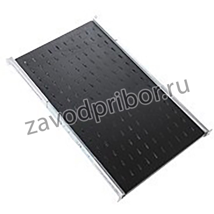 ЦМО Полка перфорированная выдвижная с телескоп. направляющими, глубина 580 мм, цвет черный (ТСВ-58-9005)