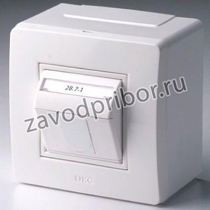 Коробка PDD-N60 с 1 розеткой Brava RJ45 кат.5E (телефон/компьютер) бел. DKC 10665