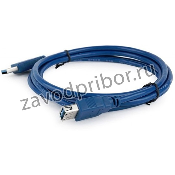 Bion Кабель удлинительный USB 3.0 AM/AF, 1.8m, позолоченные контакты, синий [BXP-CCP-USB3-AMAF-6]