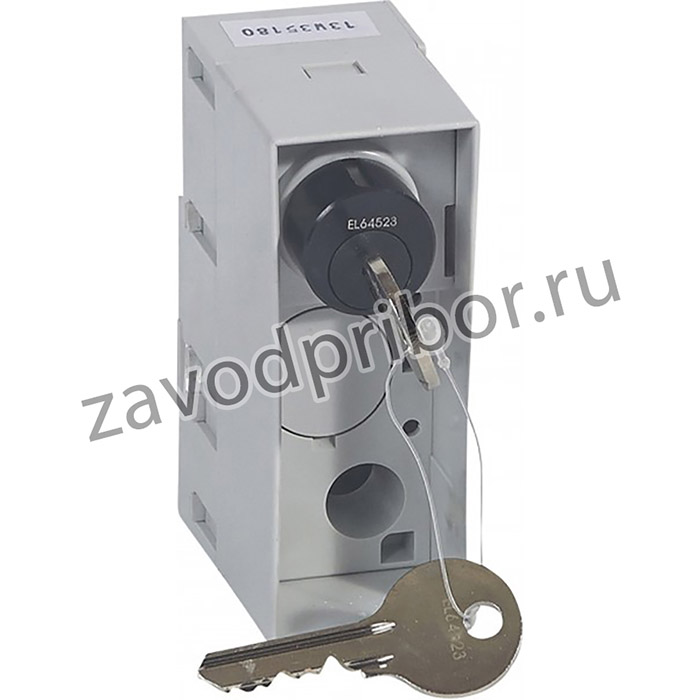 Legrand Блокиратор Ronis для моторизированных выкатных DPX - для механизма Debro-lift 2 ключа