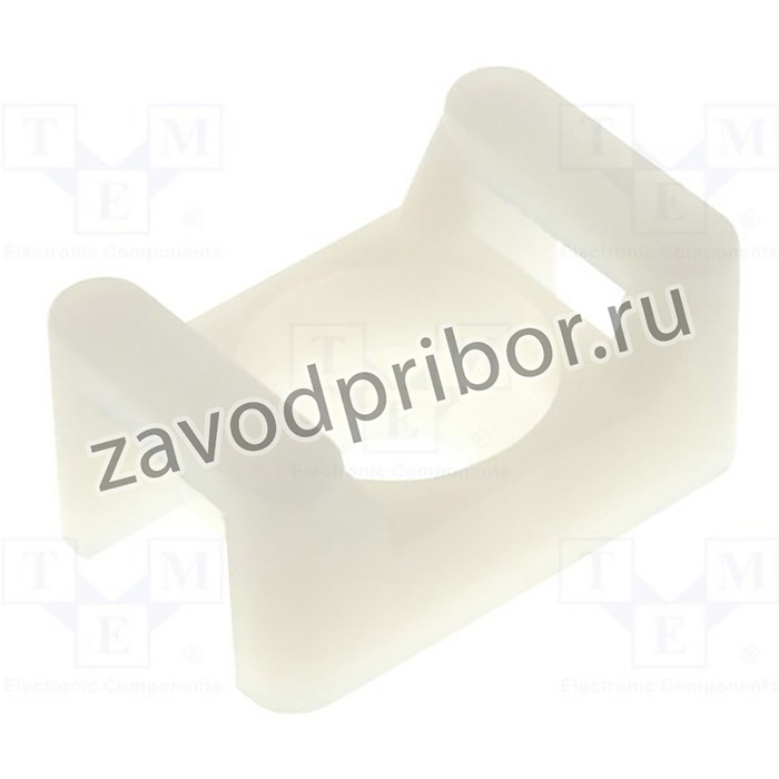 FIX-TM-2S6, Держатель стяжки, полиамид, натуральный, Шир.стяжки 5,6мм