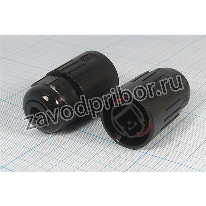Разъем телефонный RJ45F6 вилка, контакты 8C, на кабель, RJ45F6