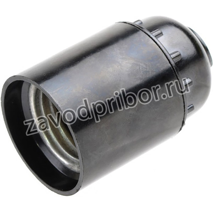 VOLSTEN V03-CS-SM-E27 резьбовой, карболит, черный, Электропатрон