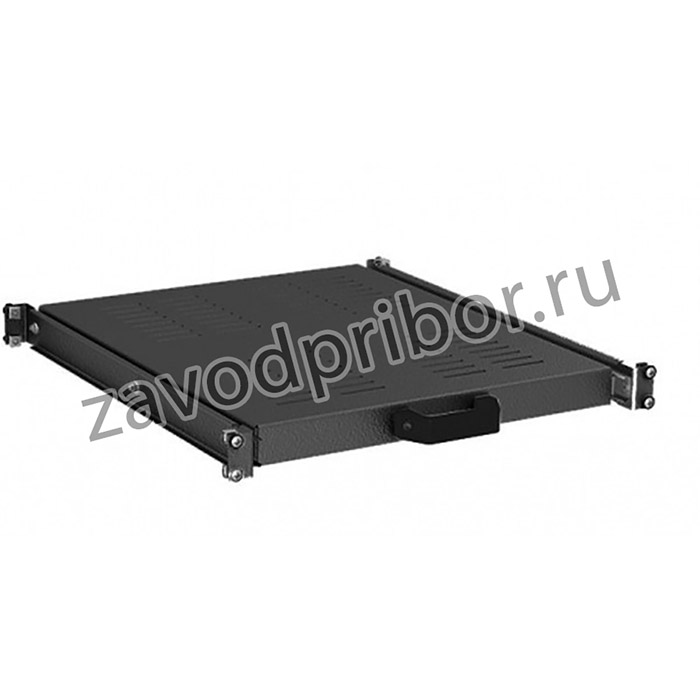DKC Полка 1U выдвижная перфорированная, глубина 685мм для напольных 19" IT-корпусов ДКС серии CQE, RAL9005