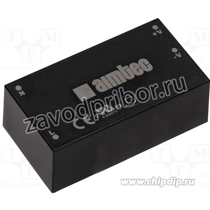 AMEL5-5DEMAZ, Преобразователь: AC/DC, 5Вт, 90-264ВAC, Uпит: 130-370ВDC, 72%, 4кВ