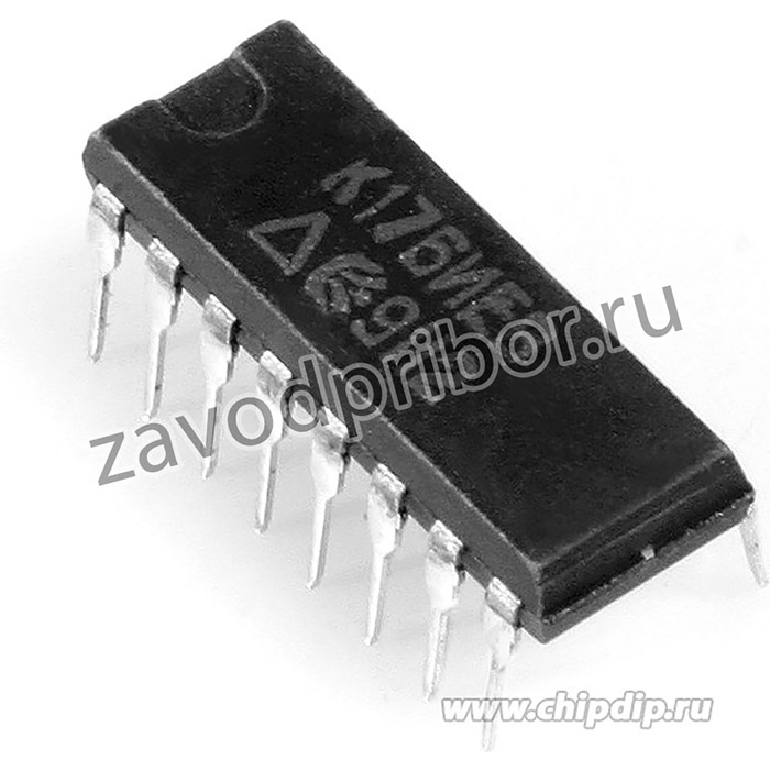 К176ИЕ8 (89-97г), Десятичный счетчик с дешифратором (CD4017E)