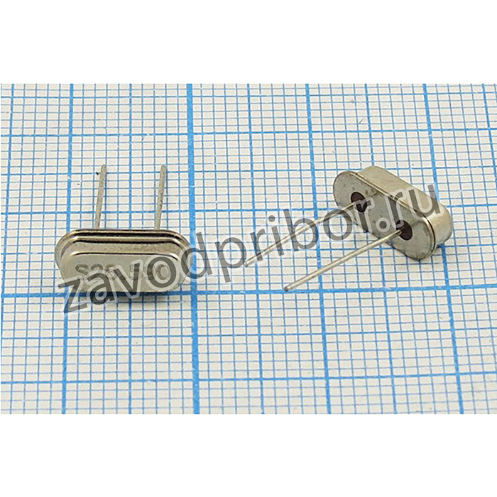 Кварцевый резонатор 26590 кГц, корпус HC49S3, нагрузочная емкость 16 пФ, марка 49S[SDE], 1 гармоника, (S26.590)