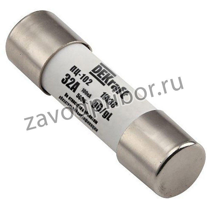 21364DEK, Предохранитель цилиндрический ПЦ-102 10A 10x38