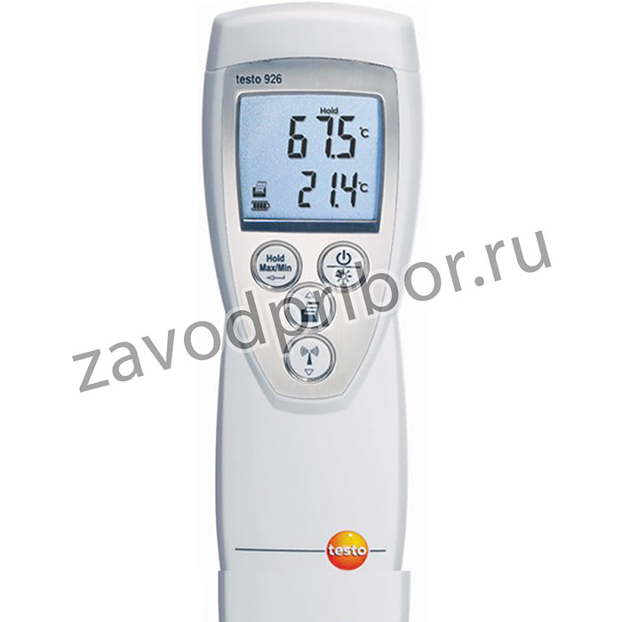 testo 926 Комплект базовый, Измеритель температуры 1 канальный, термопара Tип T (для пищевой промышленности) (Госреестр РФ)