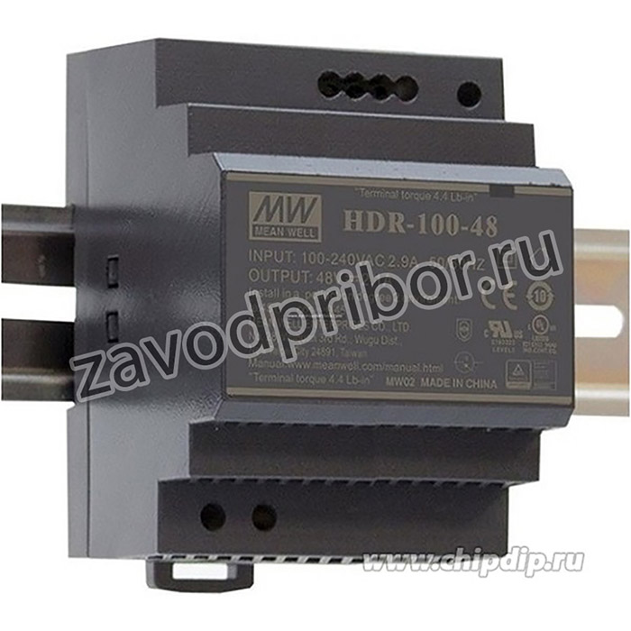 HDR-100-12N, SPS DIN-РЕЙКА 85,2Вт 12В/7,1А