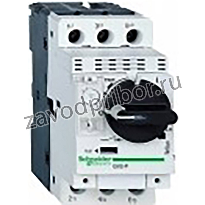 GV2P10, Выключатель двигателя, 2,2кВт, 230-690ВAC, DIN, IP20, -20-60°C