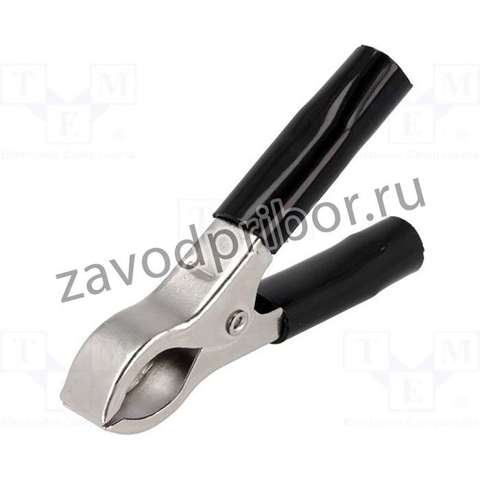 PJ5060-B, Зажим "крокодил", 36А, черный