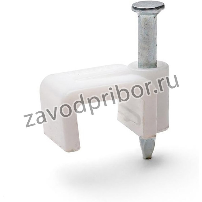 Скоба пласт. с гв.плоск. СПП 14 (15шт.) (Fortisflex)