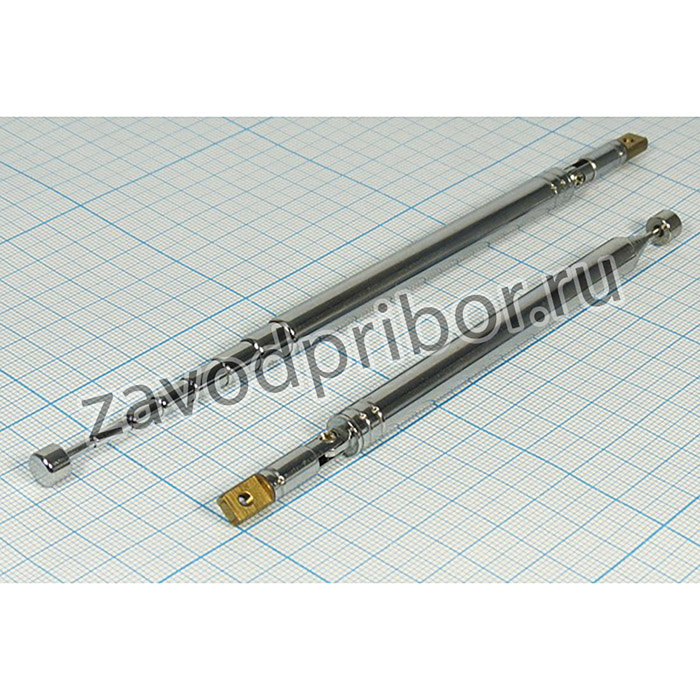 Антенна телескопическая, УЦ 6,0x 8,0x3,0/M 2,5, d 8, L130~555, 8+ колен; ант т/скоп\УЦ 6,0x 8,0x3,0/M 2,5\d 8\L130~555\8+К\