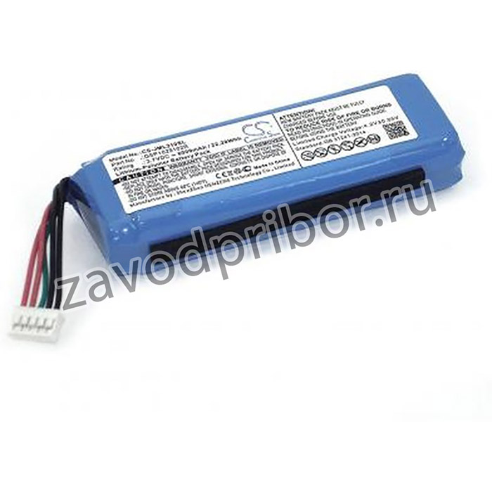 (075375) аккумуляторная батарея CameronSino CS-JML310SL для JBL Charge 2 3.7V 6000mAh 22.20Wh