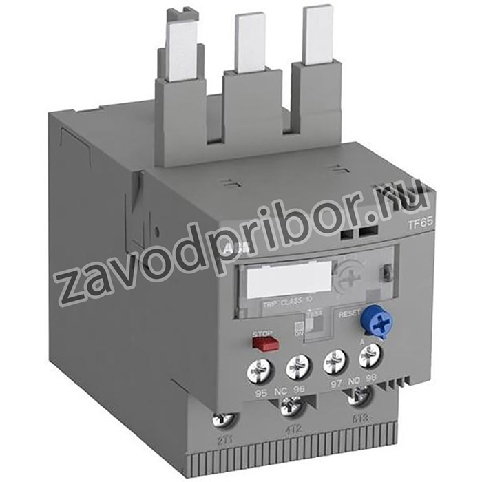 Реле перегрузки тепловое TF65-53 диапазон уставки 44.0-53.0А для контакторов AF40 AF52 AF65 класс перегрузки 10