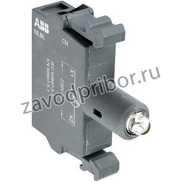 Патрон MLBL-07Y со встроенным светодиодом желтый 230В AC
