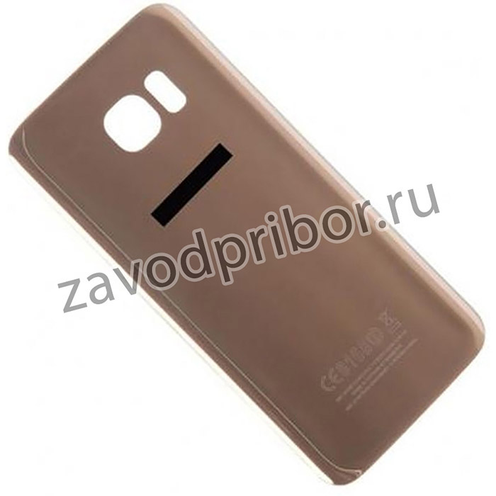 (S7 Edge) задняя крышка для Samsung для Galaxy S7 Edge золотая AAA