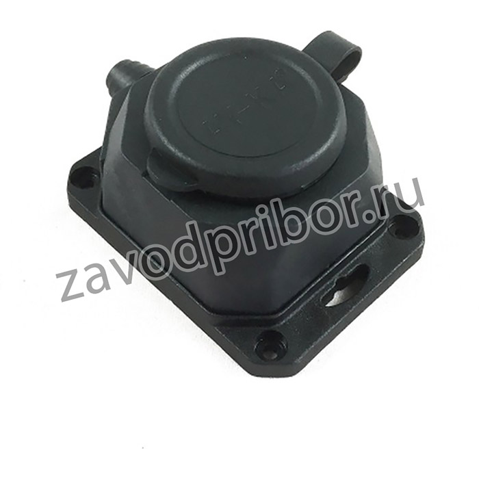 5510000, Колодка Каучук IP44 1гн. с з/к 2Р+РЕ с заглушкой 16А 250В нар. установки AY-KA 5510000