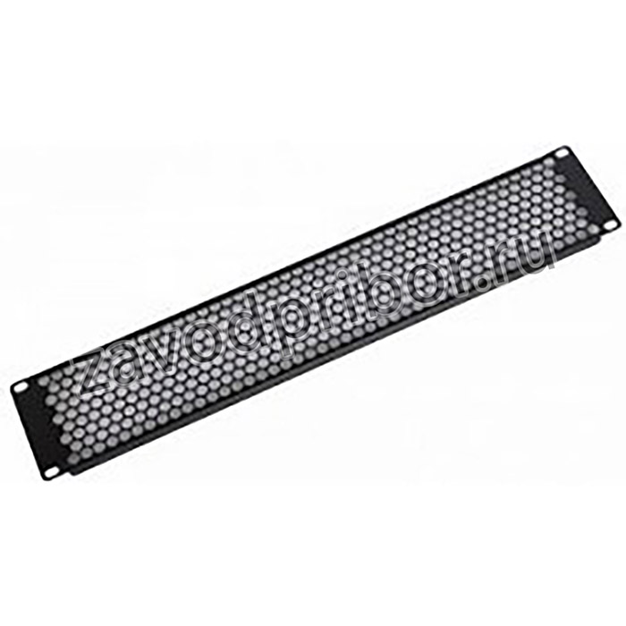 ЦМО Фальшпанель в шкаф 19" 1U перфорированная, цвет черный (ФП-1.4-9005)