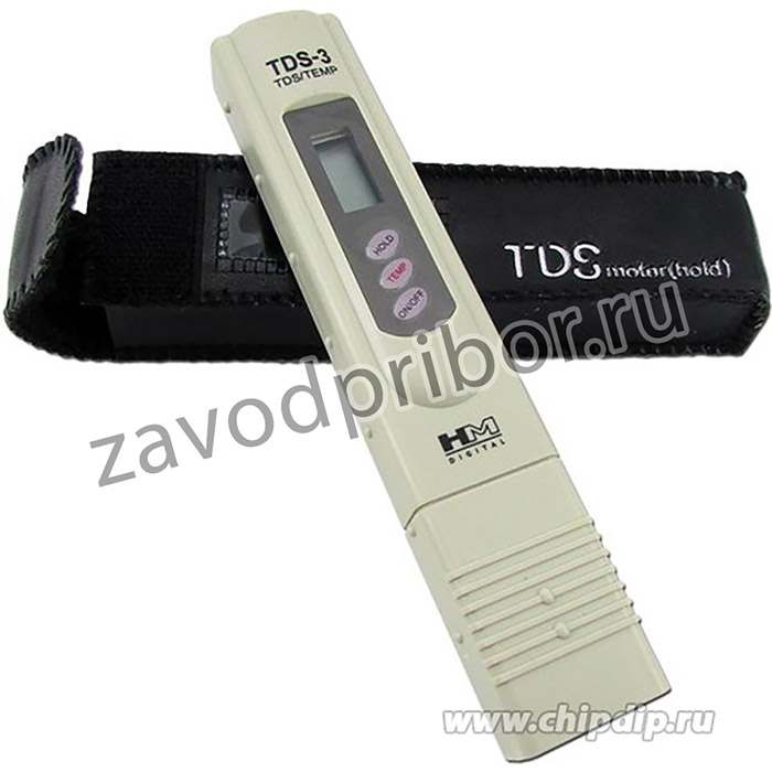TDS Meter 3, Измеритель качества воды (TDS метр/солемер) с термометром