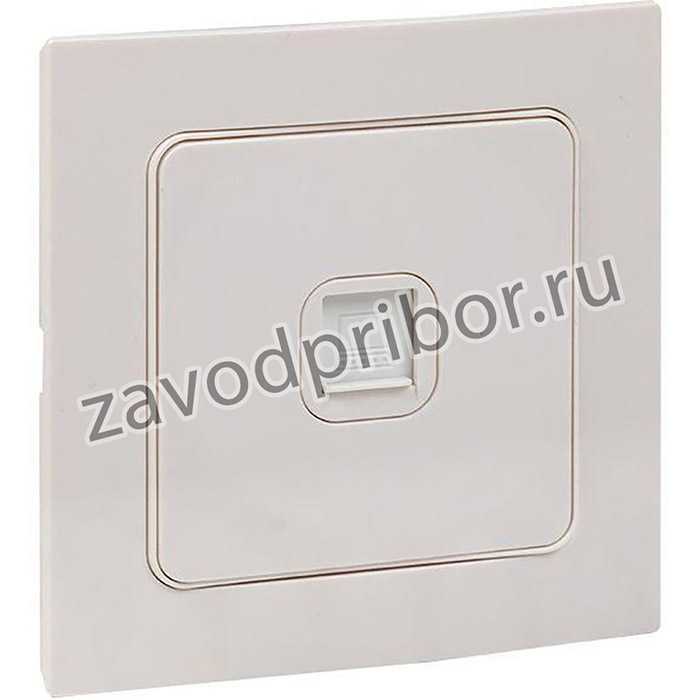 Розетка компьютерная 1-м Стокгольм RJ45 механизм бел. PROxima EKF EYK01-035-10