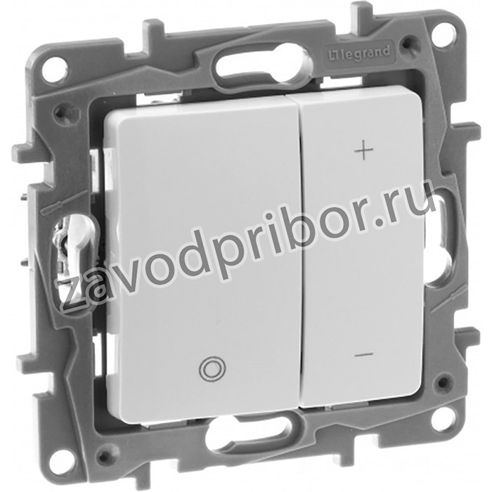 Legrand Etika Белый Светорегулятор нажимной, 400Вт