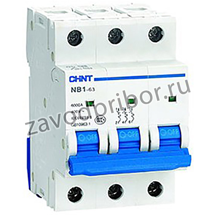 NB1-63 3P 40A 6кА х-ка C (R), Выключатель автоматический