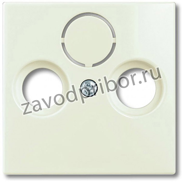 ABB BJB Basic 55 Шале (бел) Накладка TV-FM (SAT) розетки