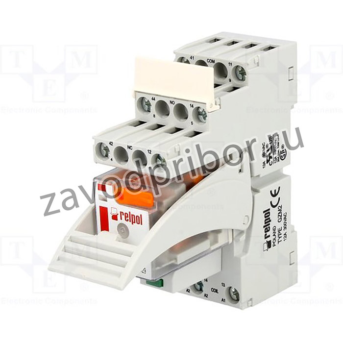 PIR2024AC00LV, Реле: интерфейсное, DPDT, Uобмотки: 24ВAC, 12А, 12A/250ВAC